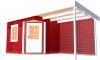 Weka Blokhut | Designhuis 213A Gr.2 | 298 x 456 | | Zweeds rood online kopen