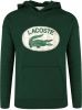 Lacoste Regular Fit Hooded Sweatshirt donkergroen, Effen online kopen