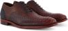 Floris van bommel SFM 30238 Dark Cognac G+ Wijdte Veterschoenen online kopen