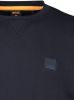 Hugo Boss sweater bordeaux effen katoen ronde hals online kopen