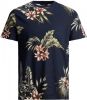JACK & JONES PLUS SIZE gebloemd regular fit T shirt JPRBLATROPIC Plus Size navy blazer online kopen