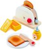 Hape Kinder toaster Pop up toaster set, 7 delig houten(set, 7 delig ) online kopen