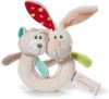 Nici Grijper Rabbit Tilli & Bear Taps 12 X 11, 5 Cm Pluche Wit online kopen