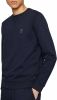 Hugo Boss sweater bordeaux effen katoen ronde hals online kopen