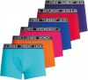 JACK & JONES JUNIOR boxershort set van 7 blauw/oranje/roze online kopen