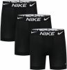 NIKE Underwear Boxershort BOXER BRIEF LONG 3PK met elastische band met nike logo opschrift(set, Set van 3 ) online kopen