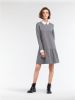 Sandwich Trui-jurk van jersey met kraag online kopen