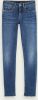 Scotch & Soda La Bohemienne mid wasit skinny fit jeans met gerafelde zoom online kopen