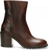 Shabbies Enkellaarsjes Ankle Boot Calf Leather Bruin online kopen