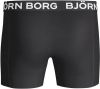 Bjorn Borg Bj&#xF6, rn Borg Sammy Boxershorts in uni in 2 pack online kopen