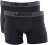 Levis Levi's Heren Boxershort Boxer Brief Core 2p Zwart online kopen