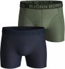 Bj&#xF6;rn Borg Seasonal Solid Sammy Boxershort Verpakking 2 Stuks Heren online kopen