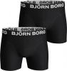 Bjorn Borg Bj&#xF6, rn Borg Sammy Boxershorts in uni in 2 pack online kopen