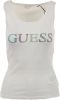 Guess Tops Colorful Logo Tank Top Wit online kopen