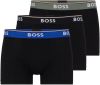 Hugo Boss Boxershorts Trunk 3 Pack Power 10245107 03 Superblack online kopen