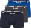 Hugo Boss Boxershorts Trunk 3P Power Donkerblauw online kopen