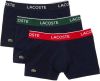 Lacoste 3 Pack boxershorts donkerblauw , Blauw, Heren online kopen