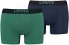 Levis Boxershorts Optical Illusion Boxer Brief Organic Cotton green online kopen
