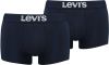 Levis Boxershorts Solid Basic Trunk 2P Blauw online kopen