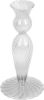 Present Time Kandelaars Candle holder Swirl glass White 4 online kopen