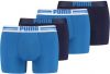 Puma Boxershorts Basic Trunk 4P Blauw online kopen