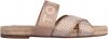 Tommy Hilfiger Slippers TOMMY WEBBING FLAT ESPADRILLE met opvallend logo online kopen