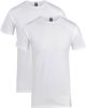 Alan Red Derby Regular Fit T Shirt ronde hals Dubbel pak wit, Effen online kopen