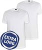 Alan Red Derby Regular Fit T Shirt ronde hals Dubbel pak wit, Effen online kopen