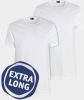 Alan Red Derby Regular Fit T Shirt ronde hals Dubbel pak wit, Effen online kopen