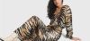 Alix The Label Maxi jurk met strikceintuur en tijgerprint online kopen