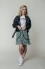 Colourful Rebel Maud Zebra Mini Ruffle Skirt , Blauw, Dames online kopen