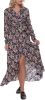 Colourful Rebel Vivian Flower Collar Dress , Bruin, Dames online kopen