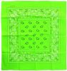 Merkloos Neon Groene Zakdoek Bandana 53 X 53 Cm online kopen