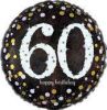 Amscan Folieballon Happy Birthday 60 Jaar 45 Cm Helium Zwart online kopen