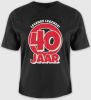 Feestbazaar 40 jaar leeftijd Fun T shirt online kopen