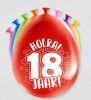 Paper Dreams Ballonnen 18 Jaar 18, 5 X 11 Cm Latex 8 delig online kopen