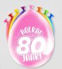 Paper Dreams Ballonnen Party 80 Jaar 18, 5 X 11 Cm Latex 8 Stuks online kopen