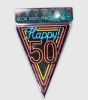 Paper Dreams Vlaggenlijn Happy 50! Party Time! 10 Meter Zwart online kopen