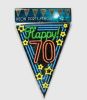 Paper Dreams Vlaggenlijn Happy 70! Party Time! 10 Meter Zwart online kopen