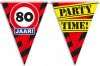 Paper Dreams Vlaggenlijn Party 80 Jaar 10 Meter Folie Rood/zwart online kopen