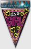 Paper Dreams Vlaggenlijn It&apos, s A Girl! 10 Meter Roze/zwart online kopen