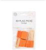 Confetti Vlaggenprikkers oranje | 50 stuks online kopen