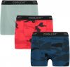 CoolCat Junior boxershort set van 3 blauw/rood/groen online kopen