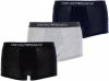 Emporio Armani Trunk boxershorts in uni en m&#xEA, l&#xE9, e in 3 pack online kopen