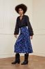 Fabienne Chapot gebloemde rok Claire van gerecycled polyester blauw online kopen