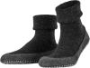 Falke Cosyshoes Pantoffels Anti Slip Sok Lichtgrijs/Middengrijs online kopen