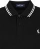 Fred Perry M3600 slim fit polo van piqué katoen met getipte details online kopen