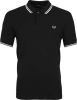 Fred Perry M3600 slim fit polo van piqué katoen met getipte details online kopen
