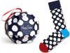 Happy Socks Sokken 1 Pack Big Dot Snowman Gift Box Blauw online kopen