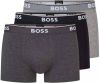 Hugo Boss 3 pack Logo Waistband Boxer Briefs , Grijs, Heren online kopen
